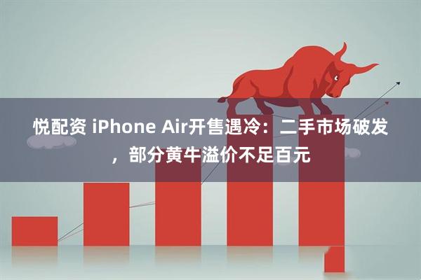 悦配资 iPhone Air开售遇冷：二手市场破发，部分黄牛溢价不足百元