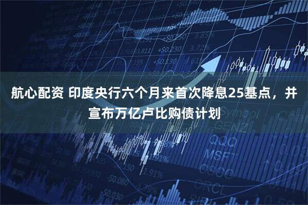 航心配资 印度央行六个月来首次降息25基点，并宣布万亿卢比购债计划